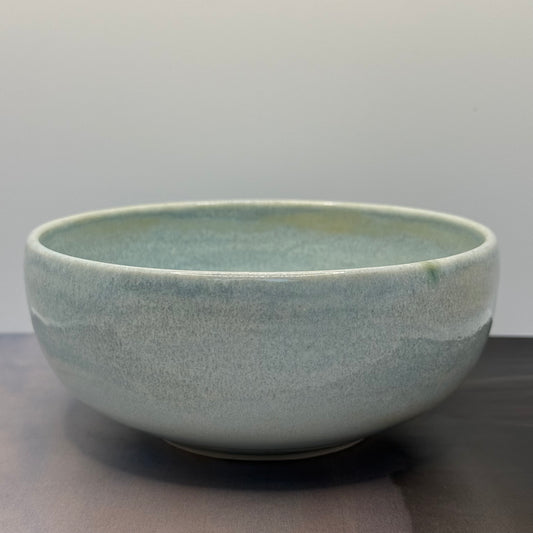 Lichtblauwe schaal swirl