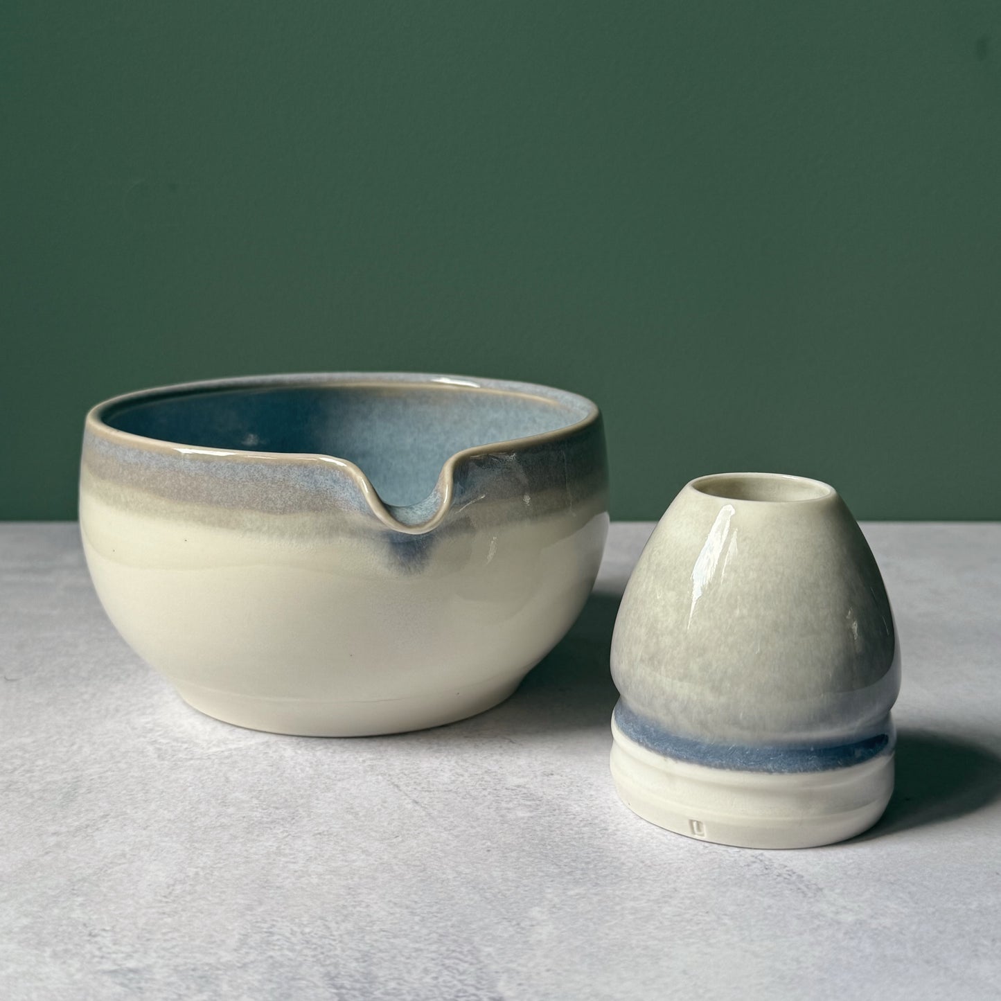 Matcha theeset - kom & standaard