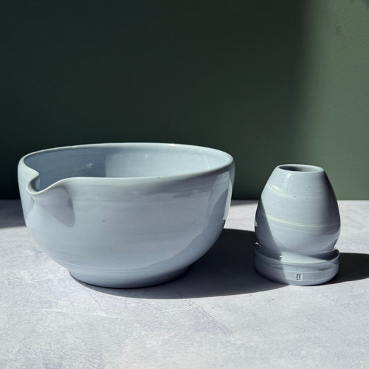 Matcha theeset - kom & standaard