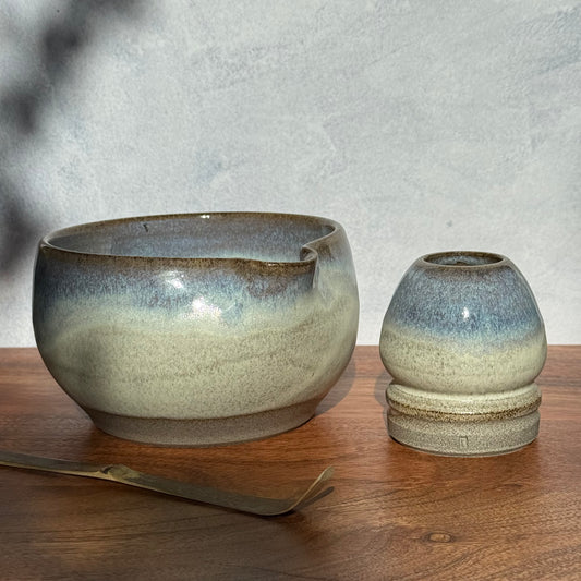 Matcha theeset - kom & standaard