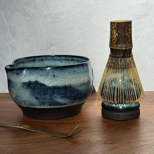 Matcha theeset - kom & standaard