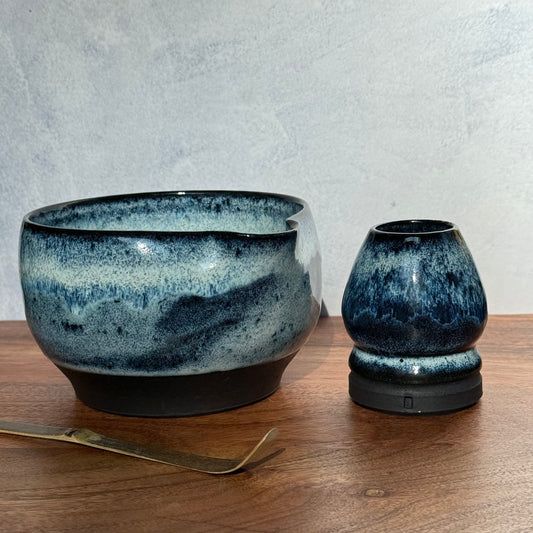 Matcha theeset - kom & standaard