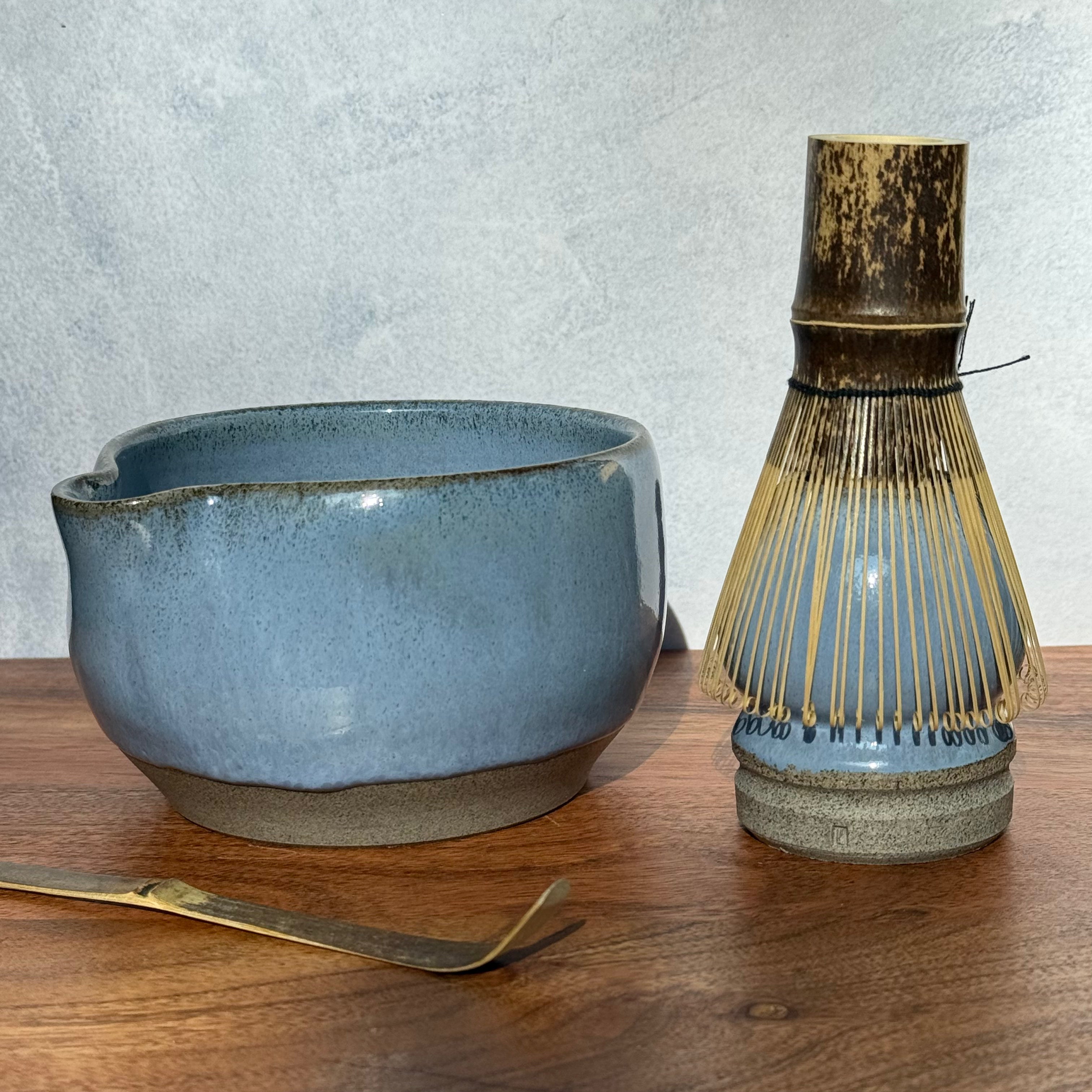 Matcha theeset - kom & standaard